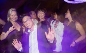 people dancing at a party